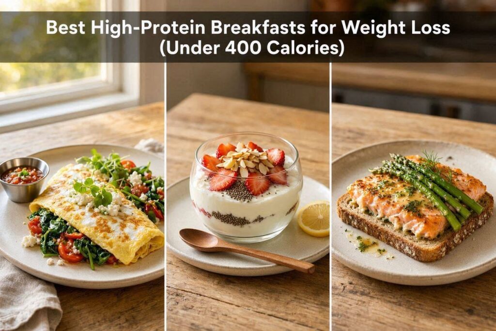 Best High-Protein Breakfasts for Weight Loss (Under 400 Calories)