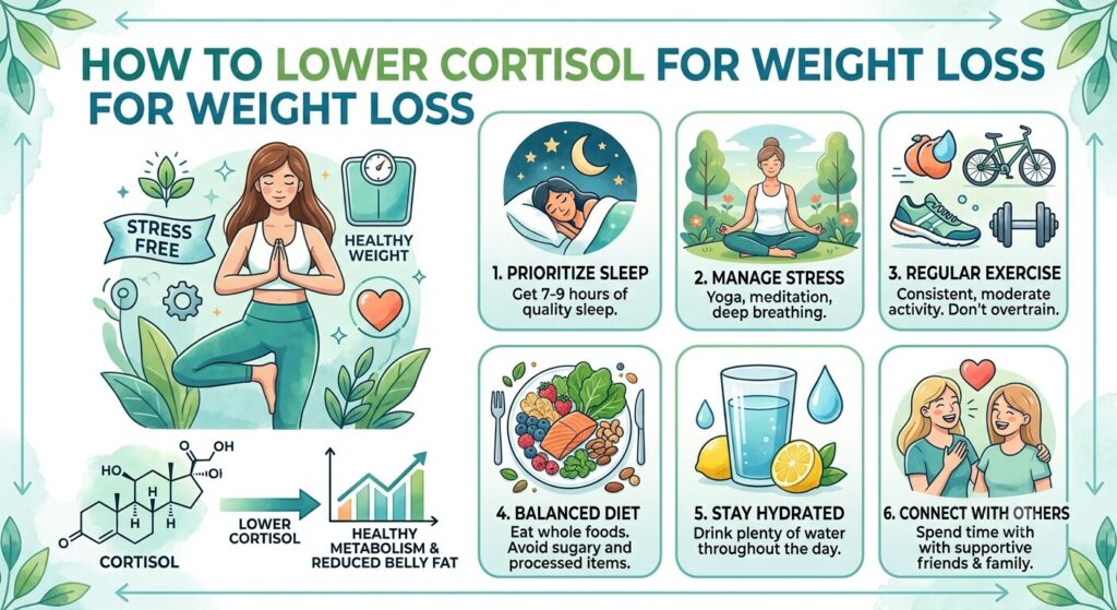 How to Lower Cortisol for Weight Loss